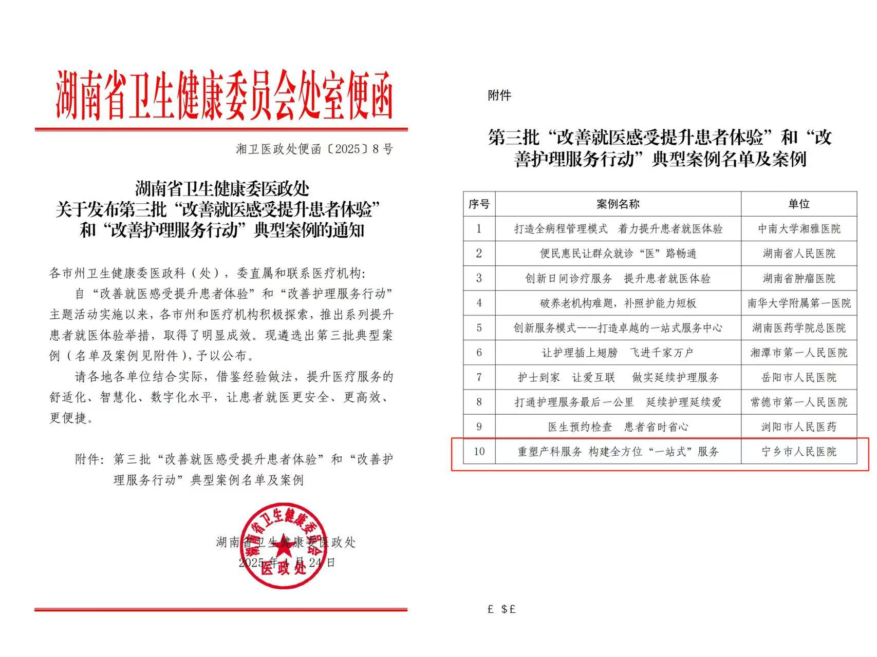 我院產(chǎn)科案例入選湖南省衛(wèi)健委“改善就醫(yī)感受提升患者體驗(yàn)”和“改善護(hù)理服務(wù)行動(dòng)”典型案例